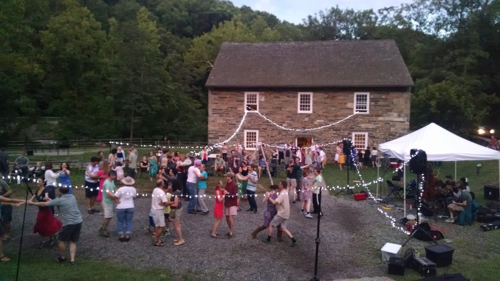 Square Dancing Outside Peirce Mill