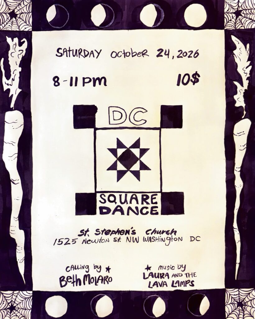 DC Square Dance Poster by Shannon Blau